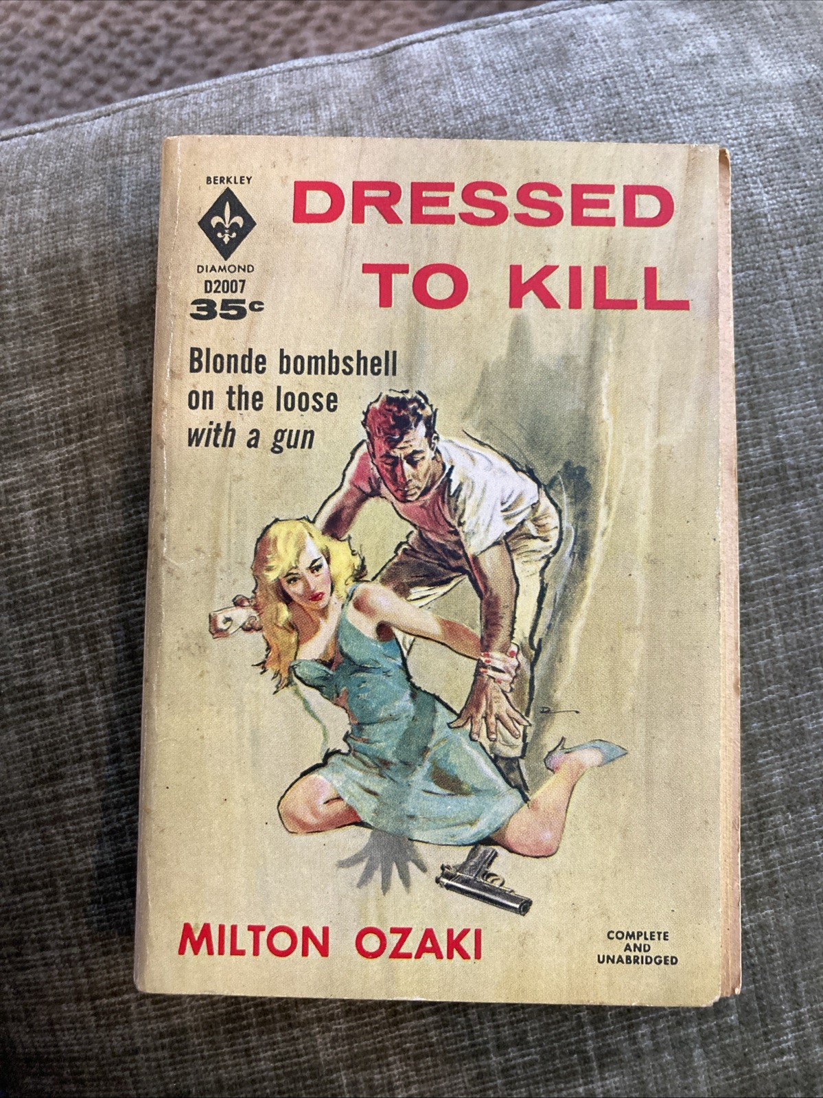 Crime gga Vintage Pb, Dressed Kill by Ozaki, Berkley Diamond D2007, 1959, poor