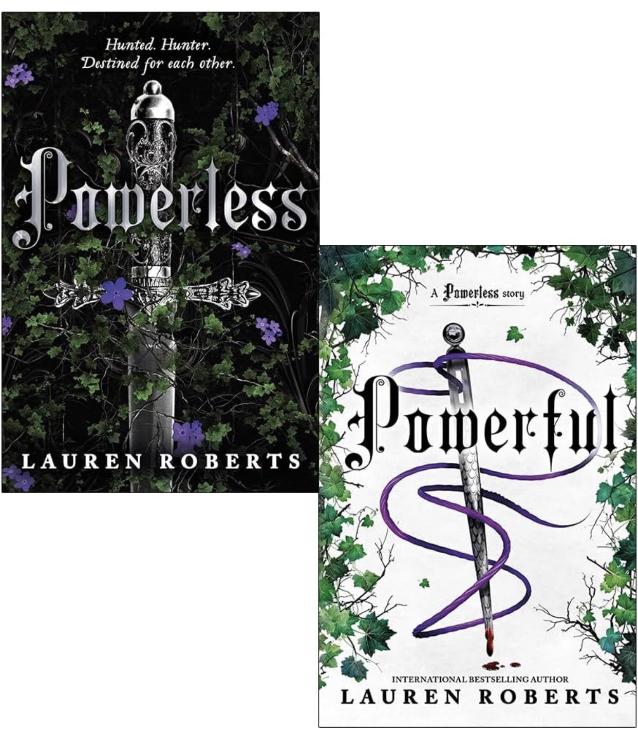 Lauren Roberts Powerless Trilogy Collection 2 Books Set (Powerless & Powerful)