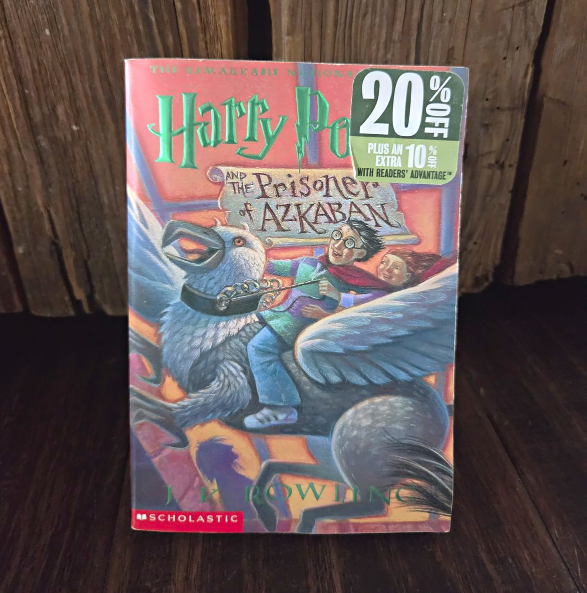 Scholastic Harry Potter Prisoner of Azkaban Paperback Novel J.K. Rowling English