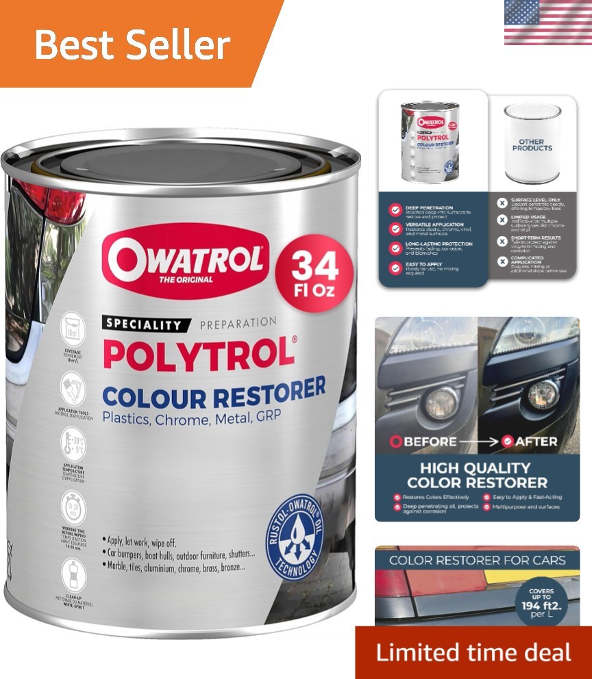 34 Oz Professional-Grade Color Restorer for Cars – Easy Application & Effective