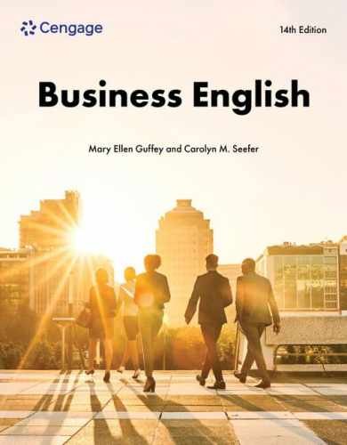 Business English – Paperback, by Guffey Mary Ellen; Seefer Carolyn – Very Good h