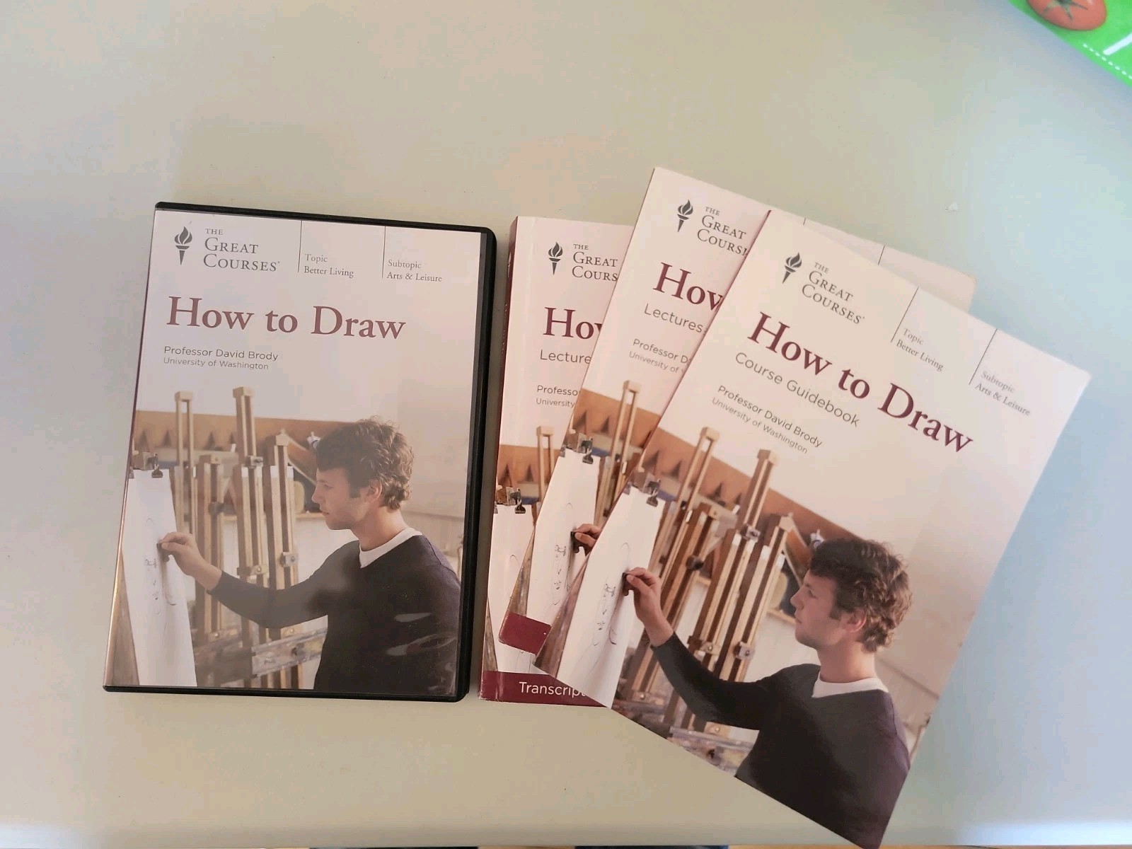 HOW TO DRAW DVD SET THE GREAT COURSES w/ GUIDEBOOK PROFESSOR DAVID BRODY