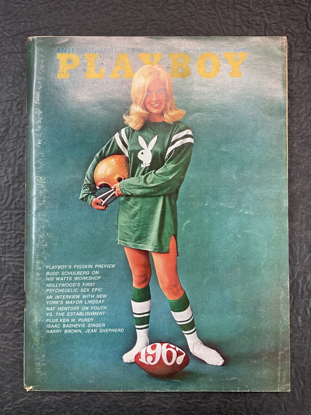 Playboy Magazine September 1967 Centerfold Intact Vargas Girls Solid Condition