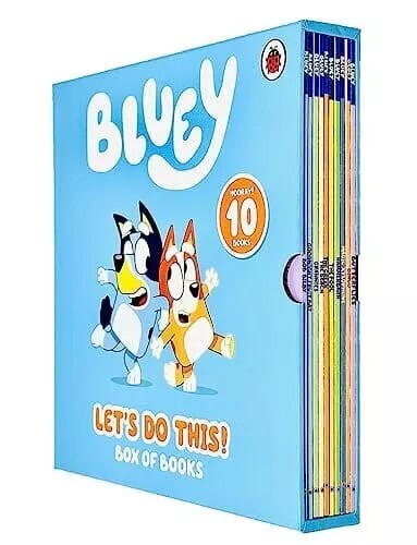Bluey Let’s Do This! 10 Books Collection Paperback Box Set – Ages 3-6 – By Bluey