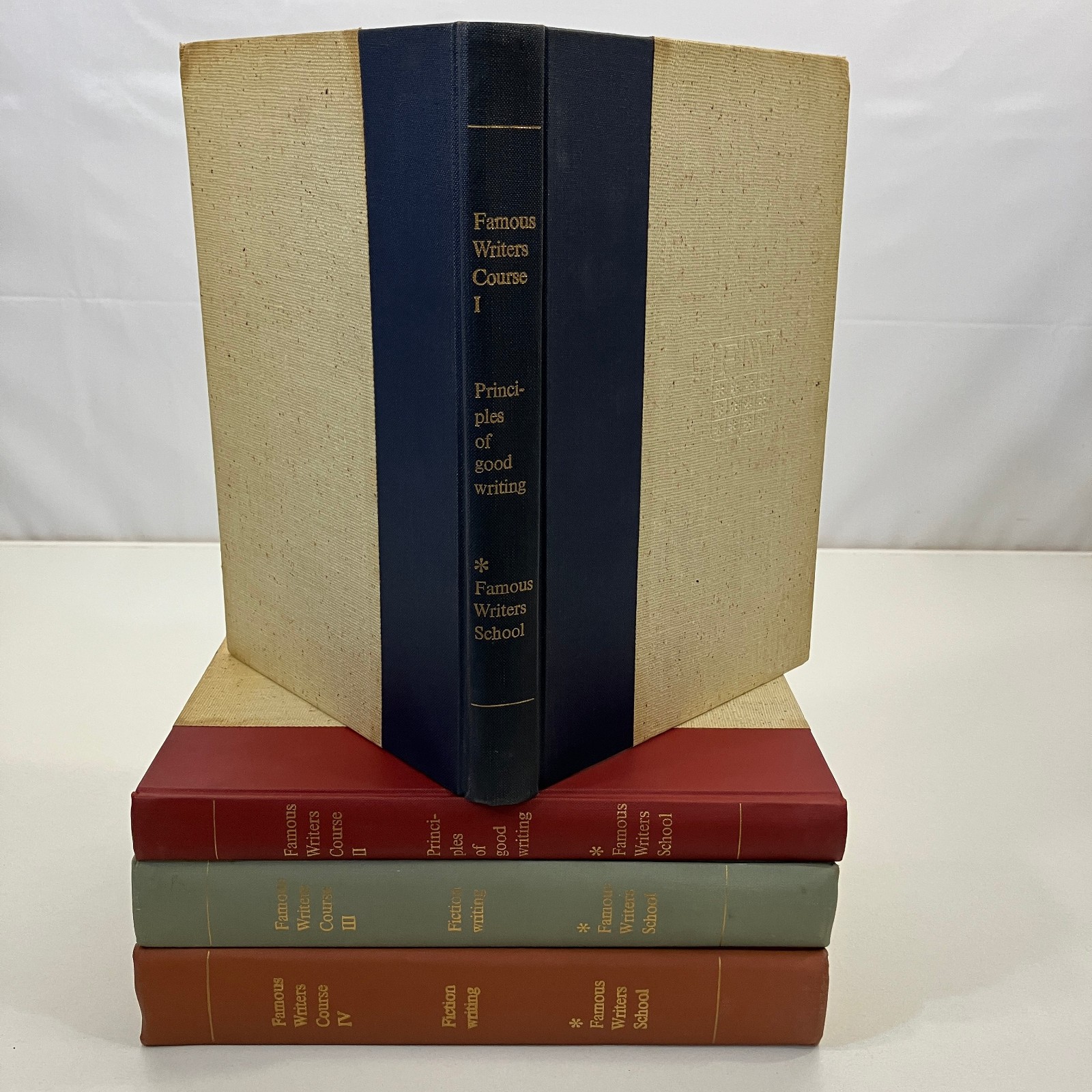 Famous Writers Course Principles of Good Writing 4 HC Complete 1st Editions Set