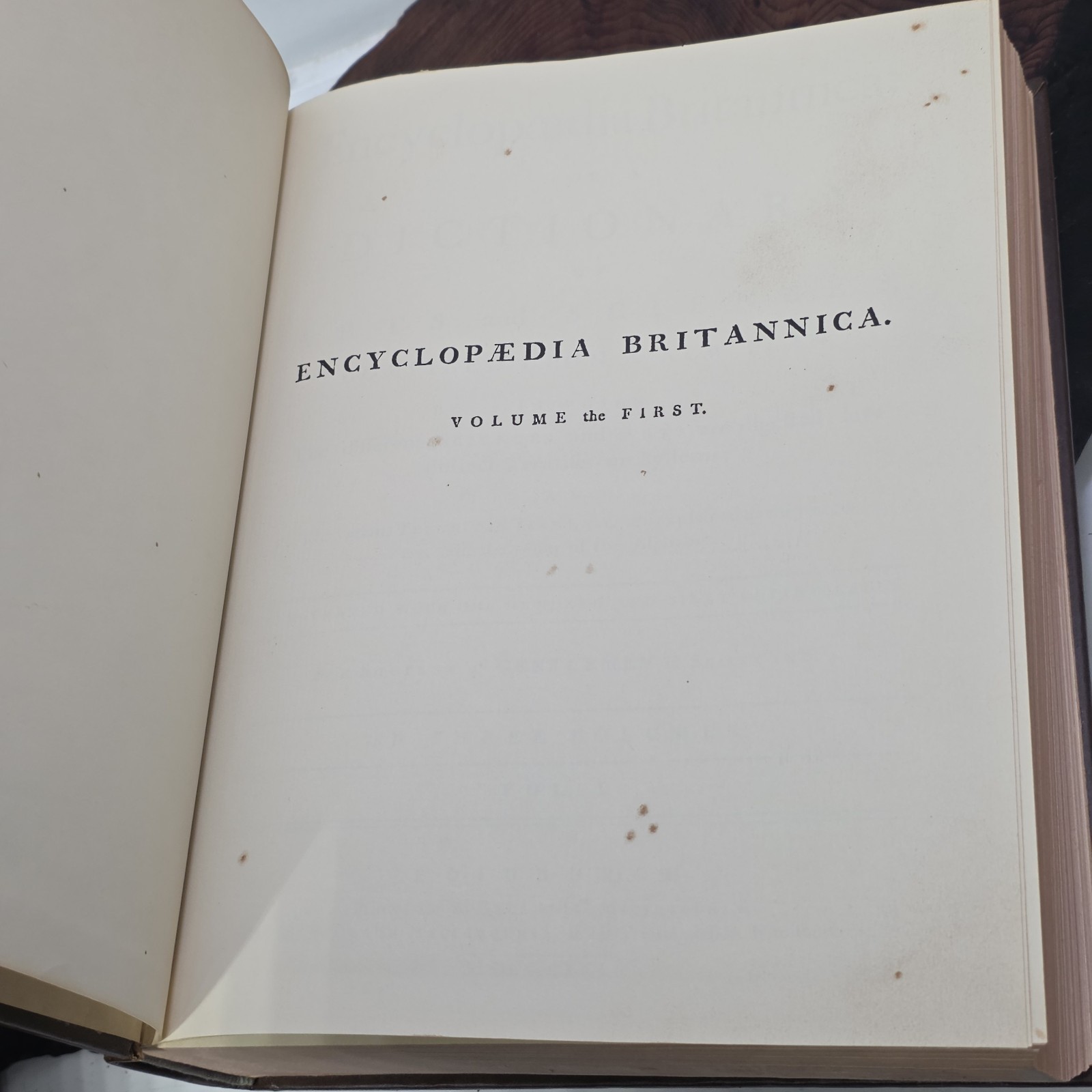Encyclopaedia Britannica 1771 First Edition Facsimile 3 Vol Set Hardcover