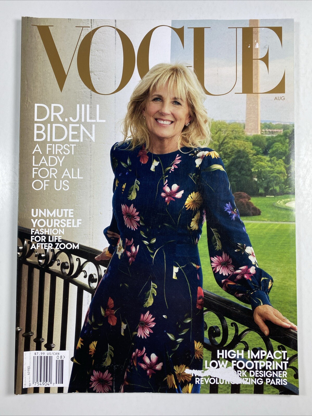 Vogue Magazine August 2021 US American Edition No label-Dr Jill Biden First Lady