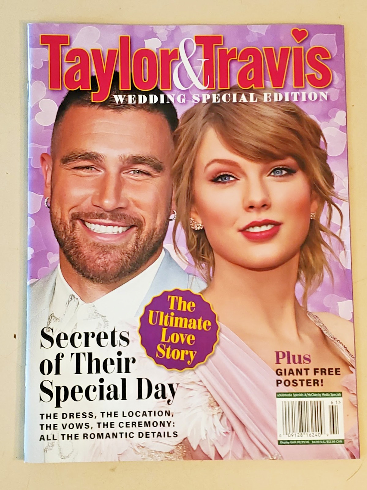 TAYLOR & TRAVIS Wedding Special Edition w Giant Free Poster (2026). Taylor Swift
