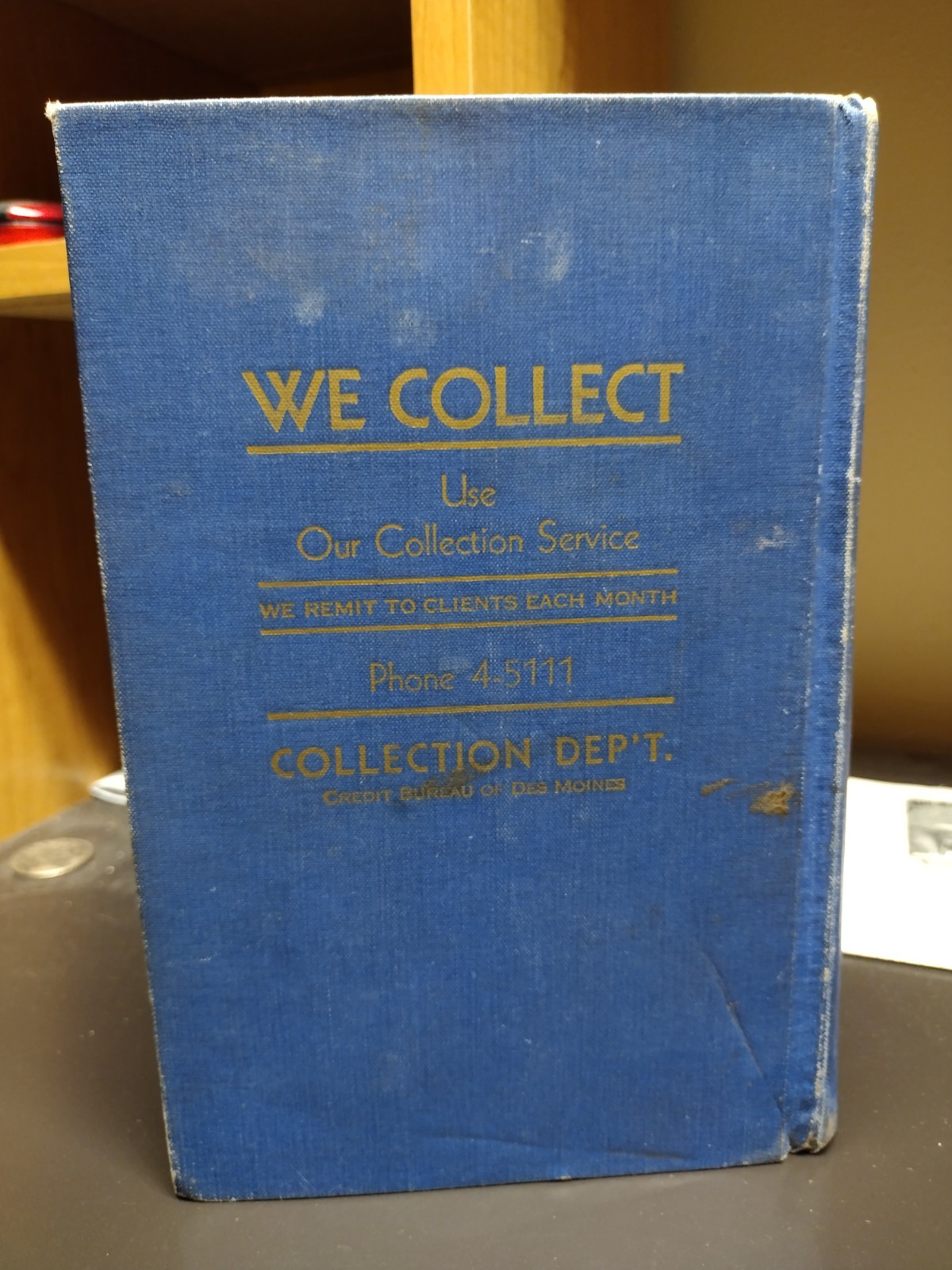 1947-48 Credit Reference Blue Book Des Moines West Des Moines Polk County 838pgs