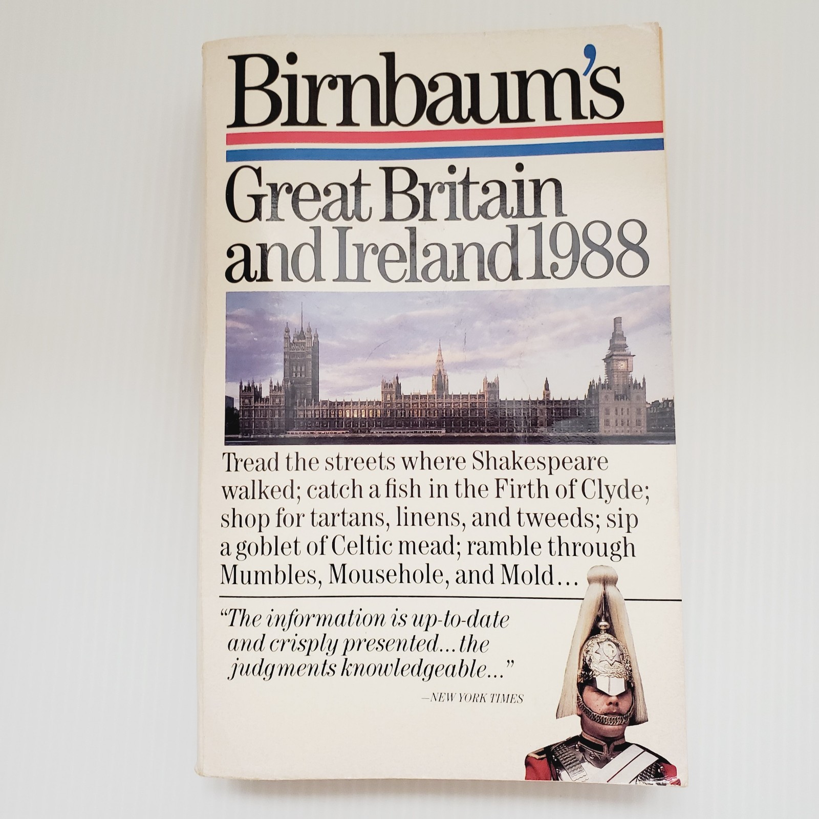 Birnbaum’s Great Britain And Ireland Paperback Book 1988 Vintage Travel Europe