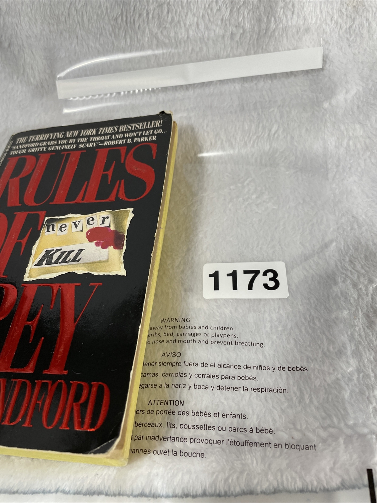 A Prey Novel Ser.: Rules of Prey by John Sandford (2019, Trade Paperback)