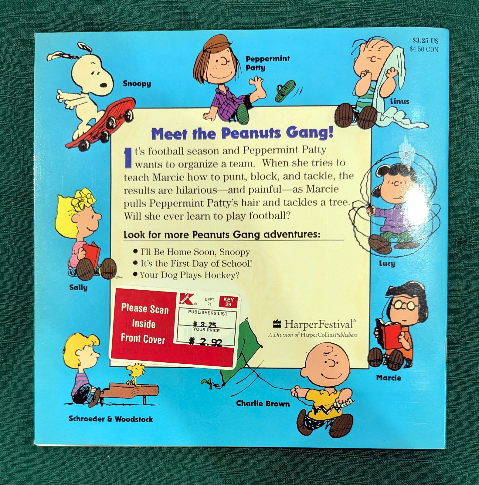 Lot of 3 Snoopy Peanuts Gang Softcover books; Charles M Schulz (c.1996)