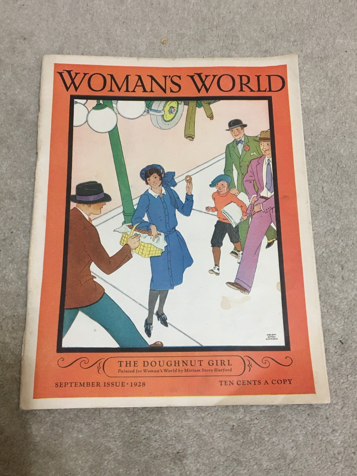 Vtg Sept 1928 Woman’s World Magazine Fashion Preview, Harold Lloyd, Recipes, Ads