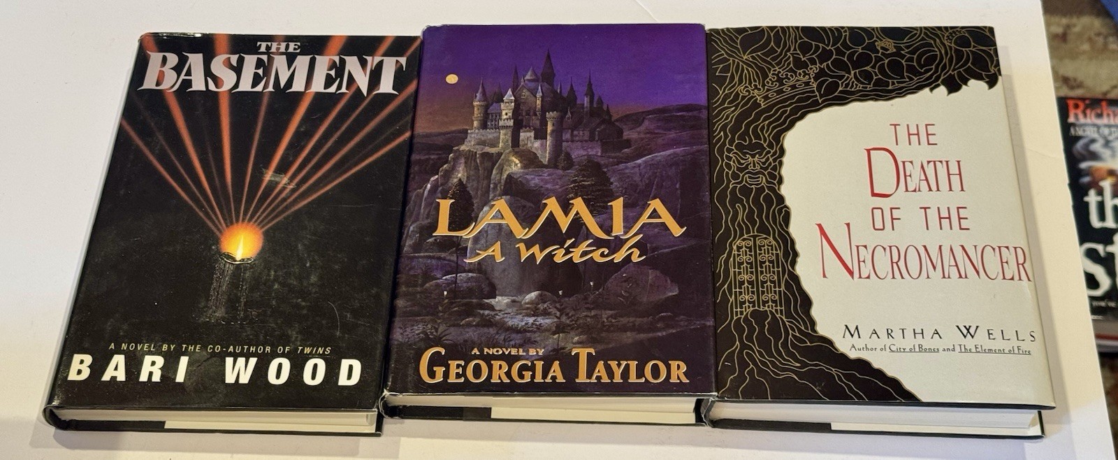 Fantasy & Dark Fiction Hardcover Lot (3) Martha Wells Georgia Taylor Wood