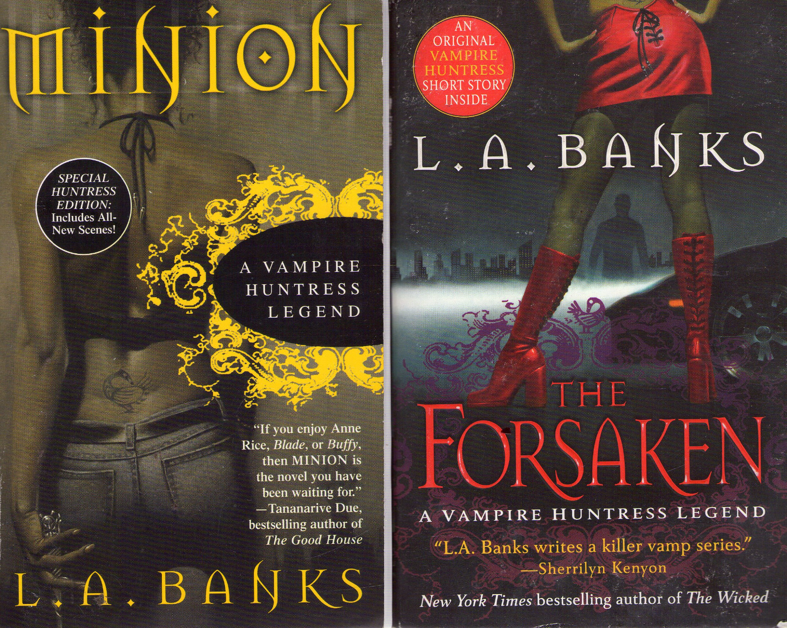 Complete Set Series – Lot of 12 L.A. Banks Vampire Huntress Legend Books Minion