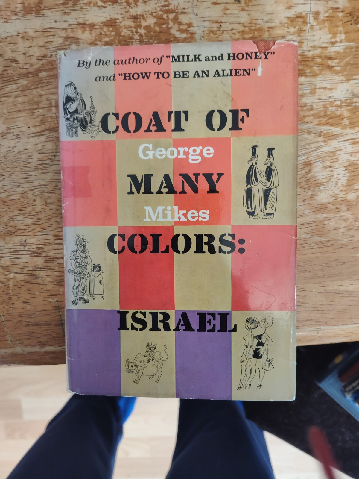 Vintage Coat Of Many Colors: Israel Book Jewish Illustrated George Mikes 1969
