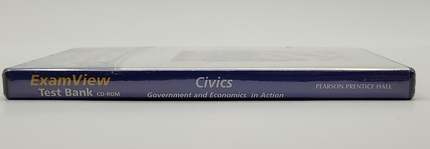 Prentice Hall ExamView CIVICS Test Generator Multimedia CD UNOPENED