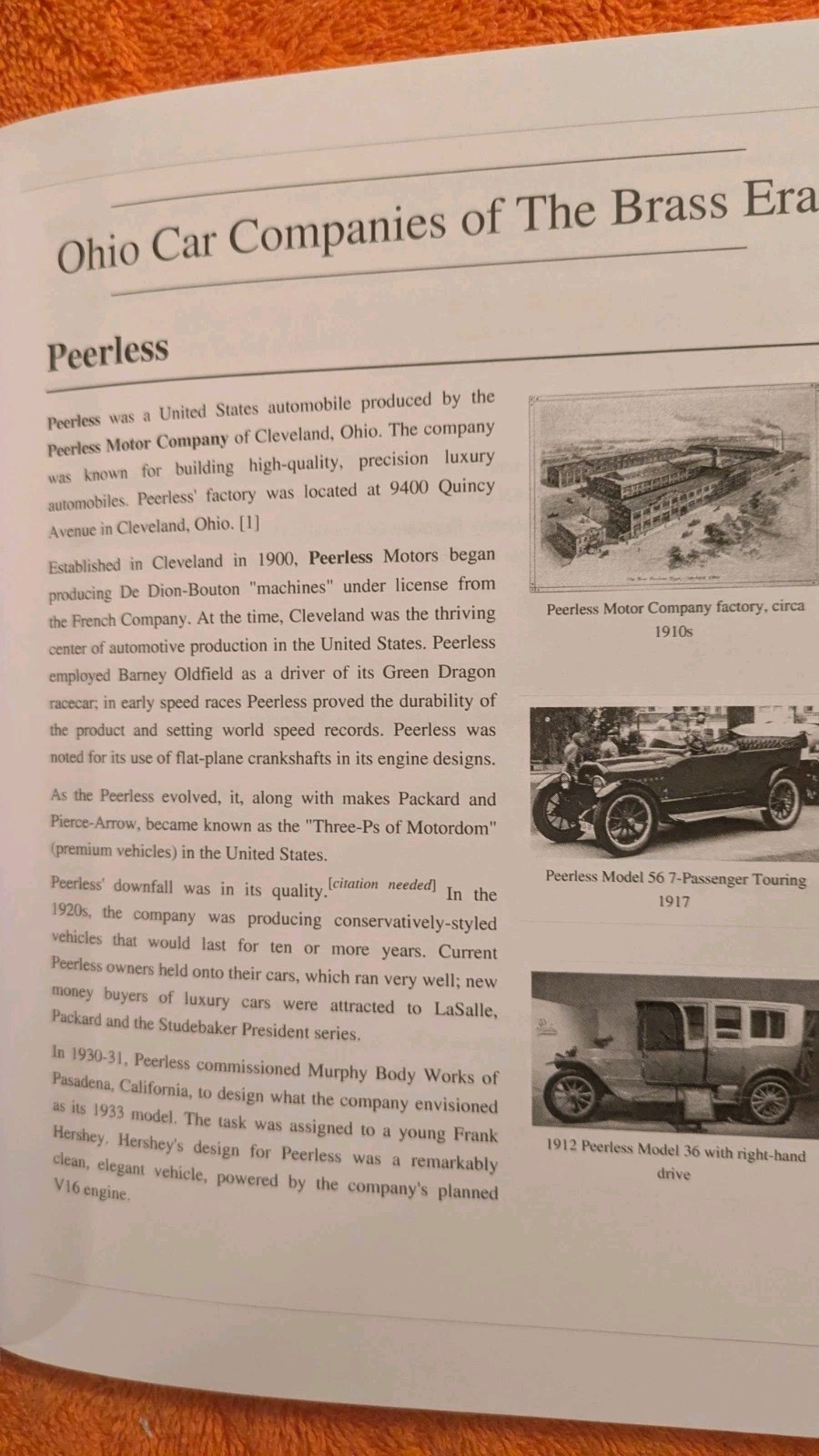 SB Jeffrey, ANTIQUE CARS: A HISTORY OF THE BRASS ERA OF CAR BUILDING, 195pg, PB