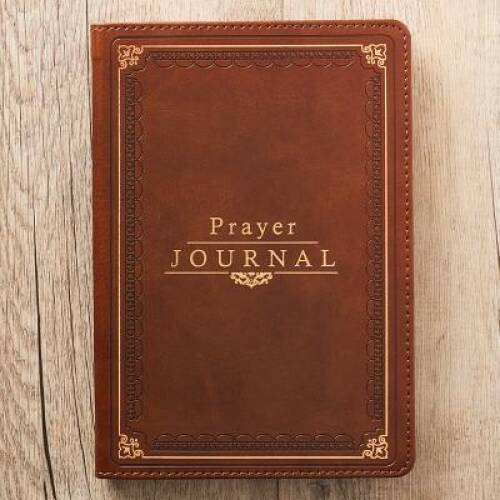 Prayer Journal: Deep Tan Faux Leather Flexcover Bound – Imitation Leather – GOOD