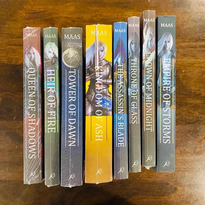 Throne Of Glass 8 Book Set By Sarah J Maas Paperback English Book Soft Cover