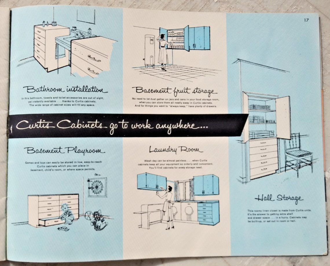 Curtis Kitchen 1952 House Homes Design Planning Mid Century Modern Retro