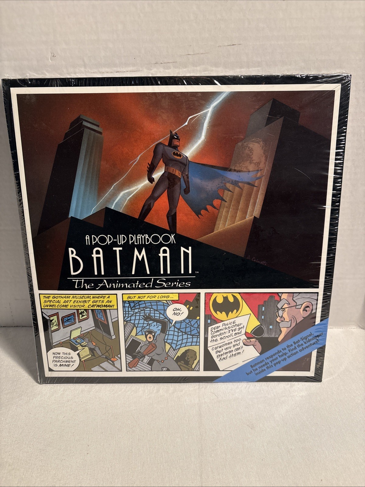 Batman: The Animated Series A Pop-Up Playbook SEALED Moseley 1st Edition1994 New