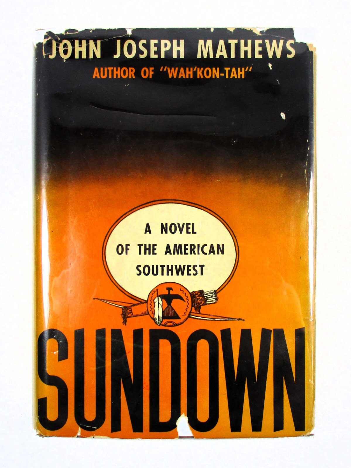 1st ED “Sundown” John Joseph Mathews – 1934 Hardcover w/DJ – Longmans Green & Co