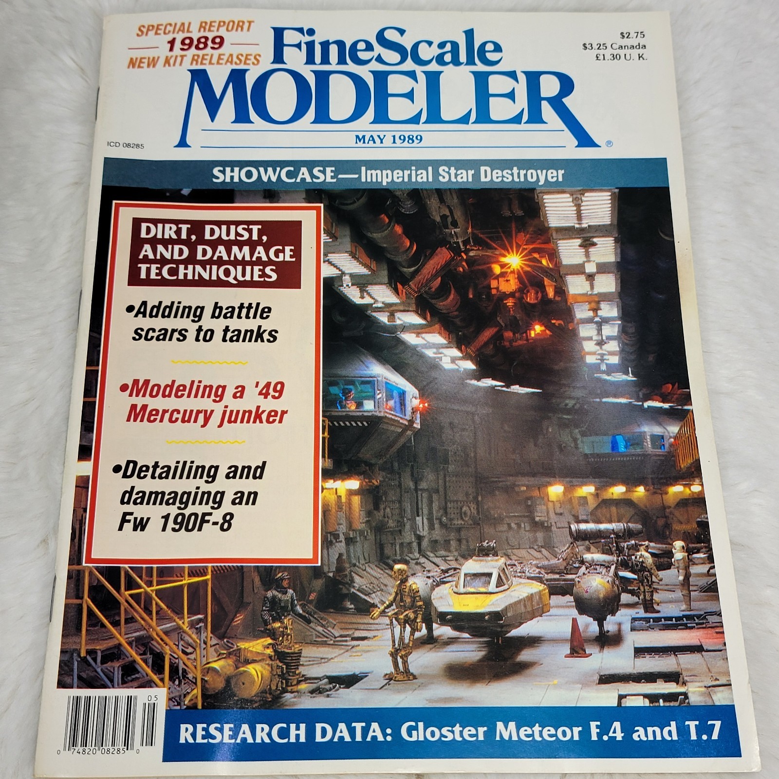 FineScale Modeler Vol 7 #04 May 1989 Modeling Magazine VG