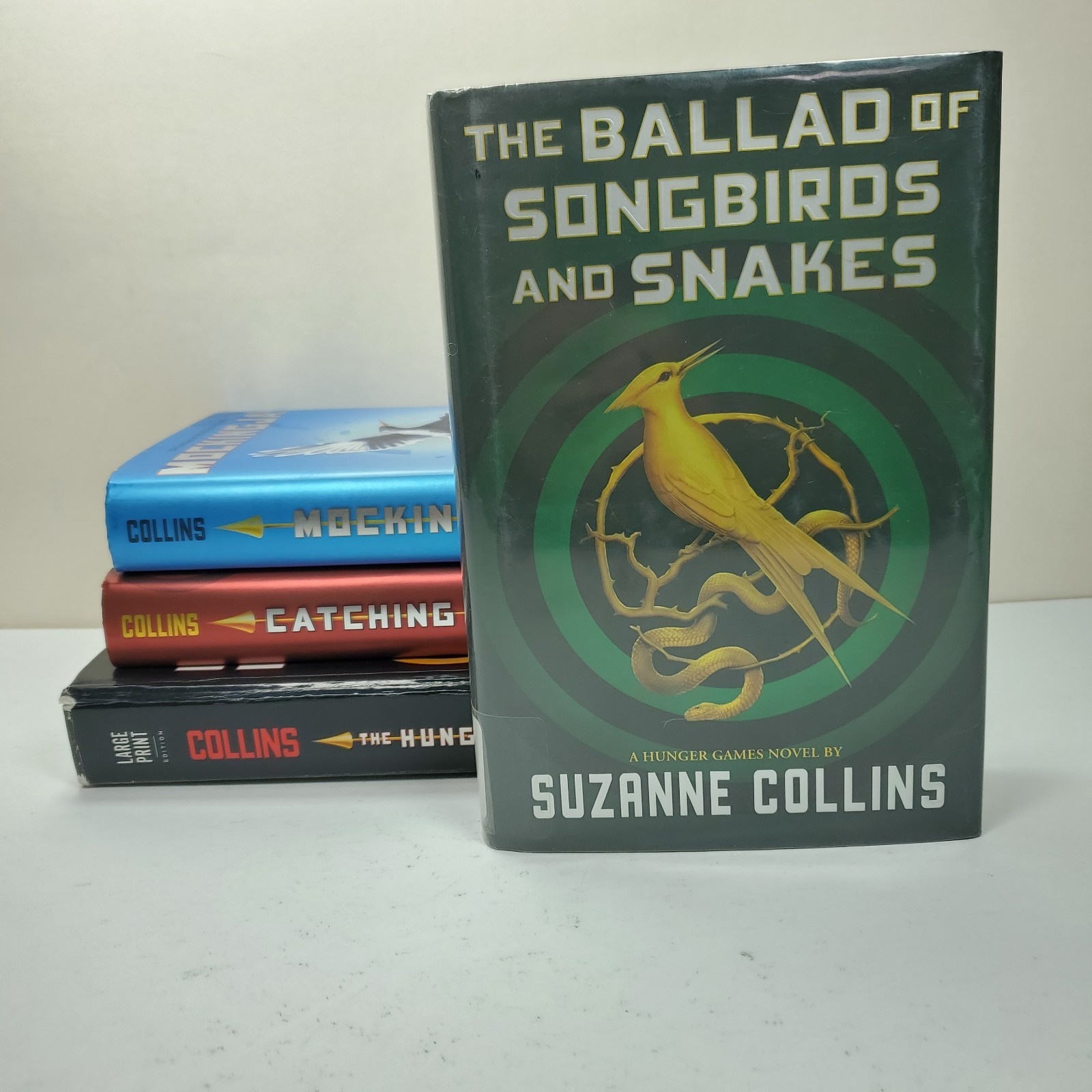 The Hunger Games 1-4 series set by Suzanne Collina Hardcover Ex Library Lot