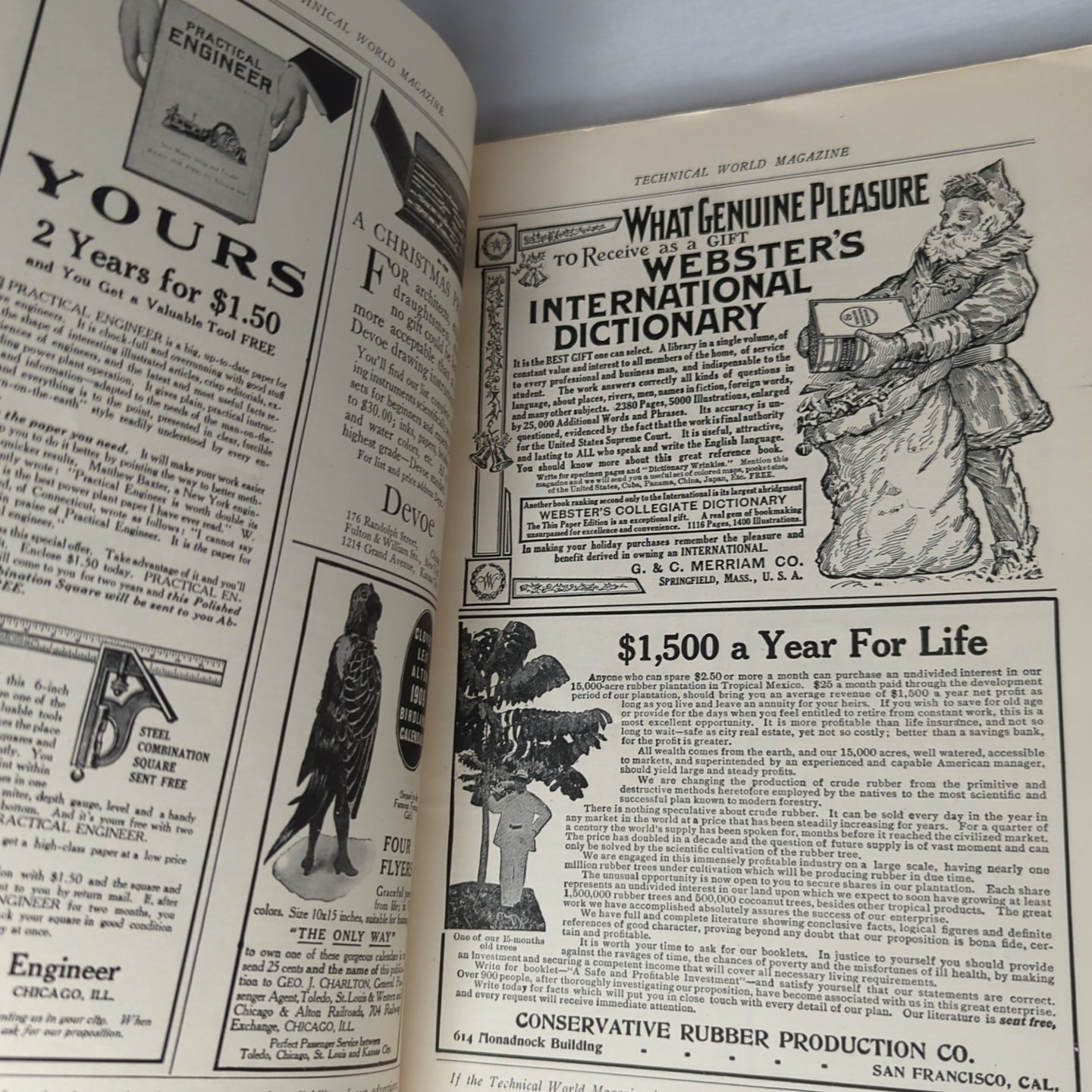 TECHNICAL WORLD MAGAZINE December 1908