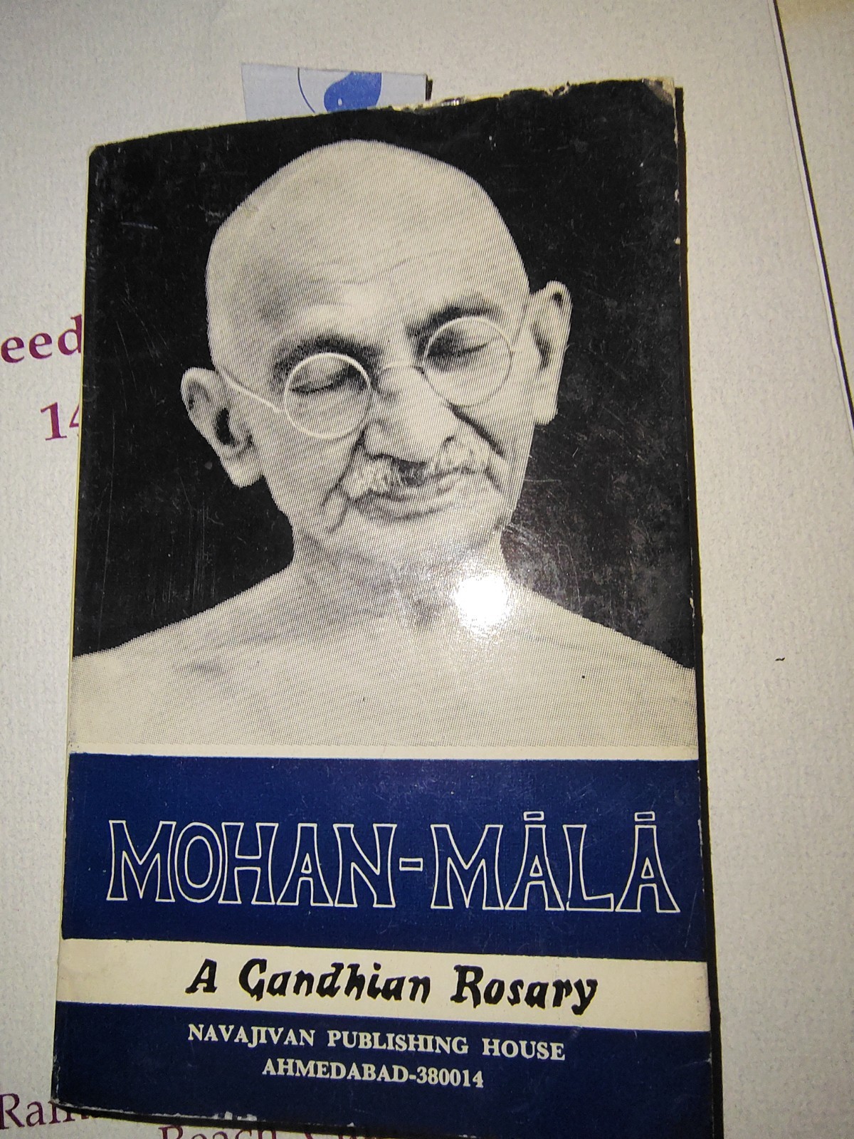 Mahatma Gandhi Mohan Mala Gandhian Rosary 1974 Navjivan India Hindu Philosophy