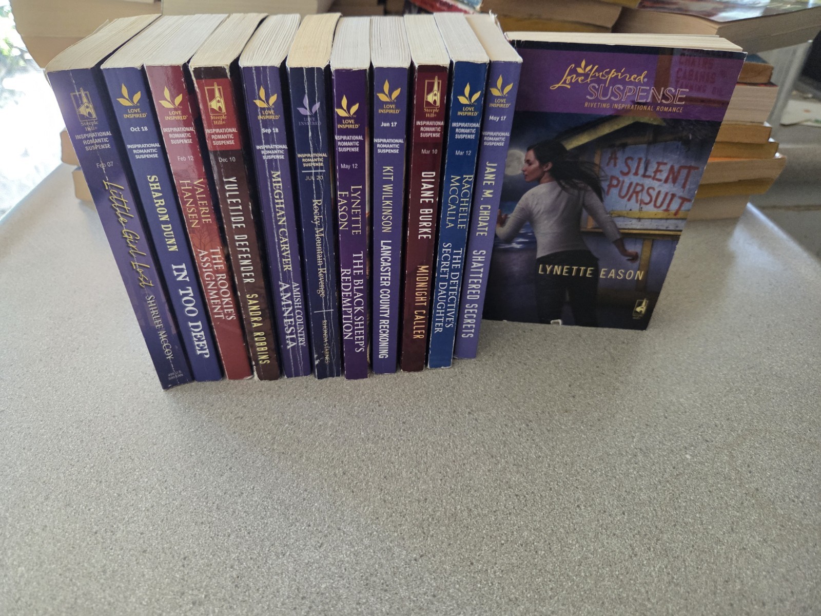 Love Inspired Suspense. Lot Of 12 Books. Paperback. Romance