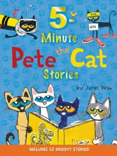 Pete the Cat: 5-Minute Pete the Cat Stories: Includes 12 Groovy Stories! – GOOD