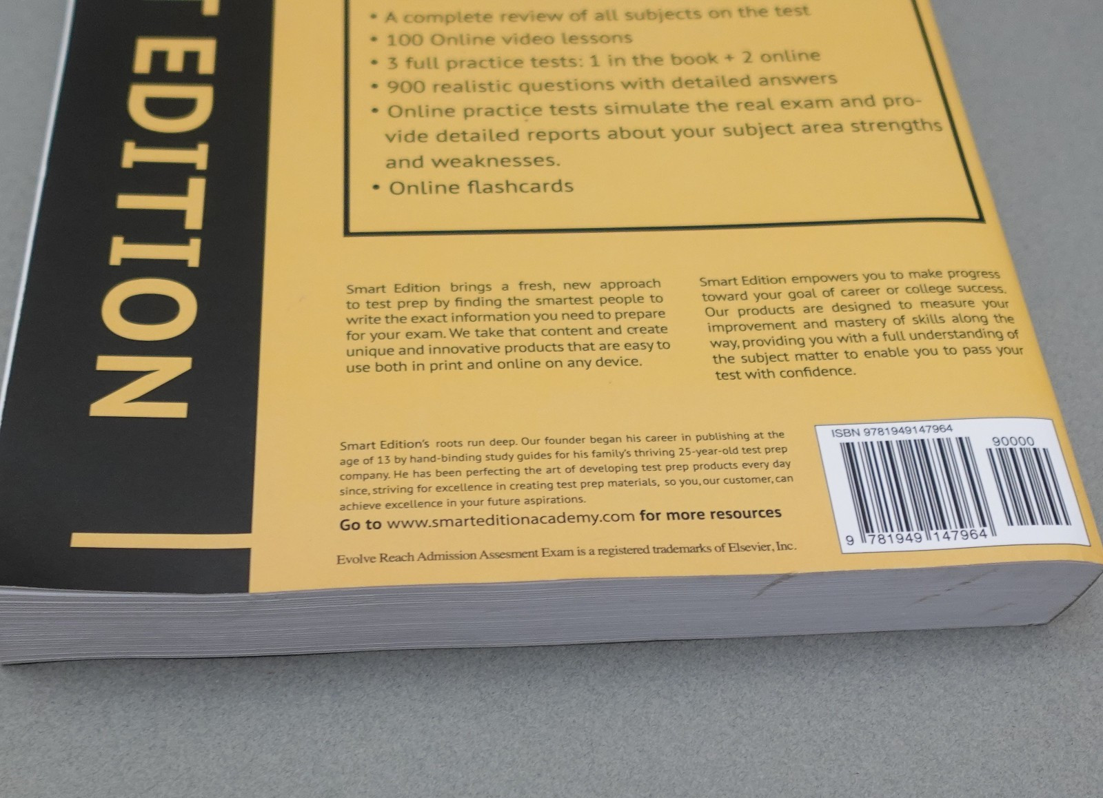 HESI A2 Full Study Guide 3rd Edition Smart Edition Paperback 2022 Unmarked