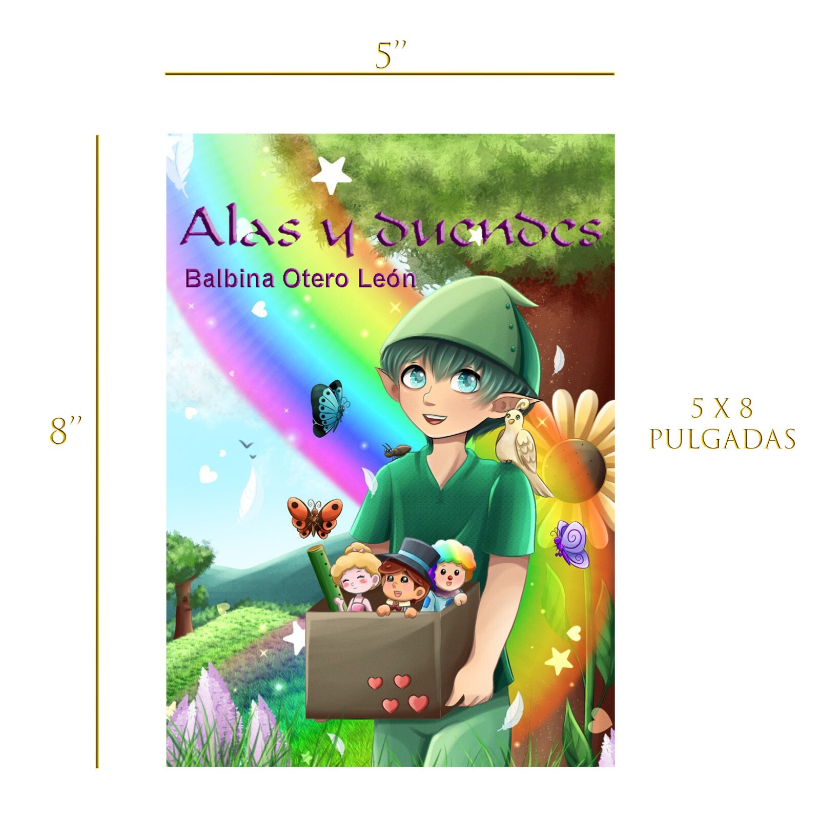 Libro infantil ilustrado (Ejemplar firmado) Alas y duendes – Colección Cololin