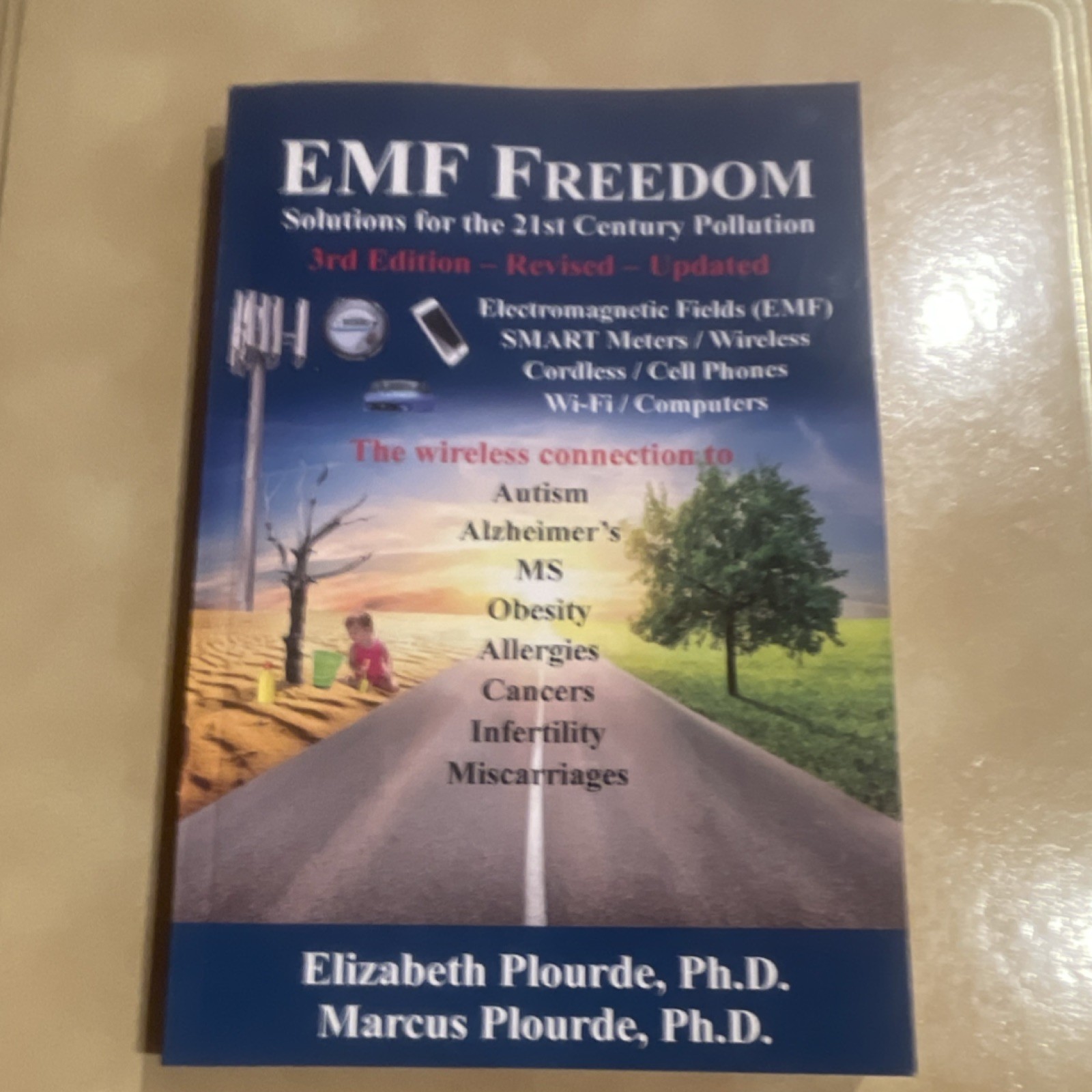 EMF Freedom by Elizabeth & Marcus Plourde Ph.D. Paperback 3rd Edition Health