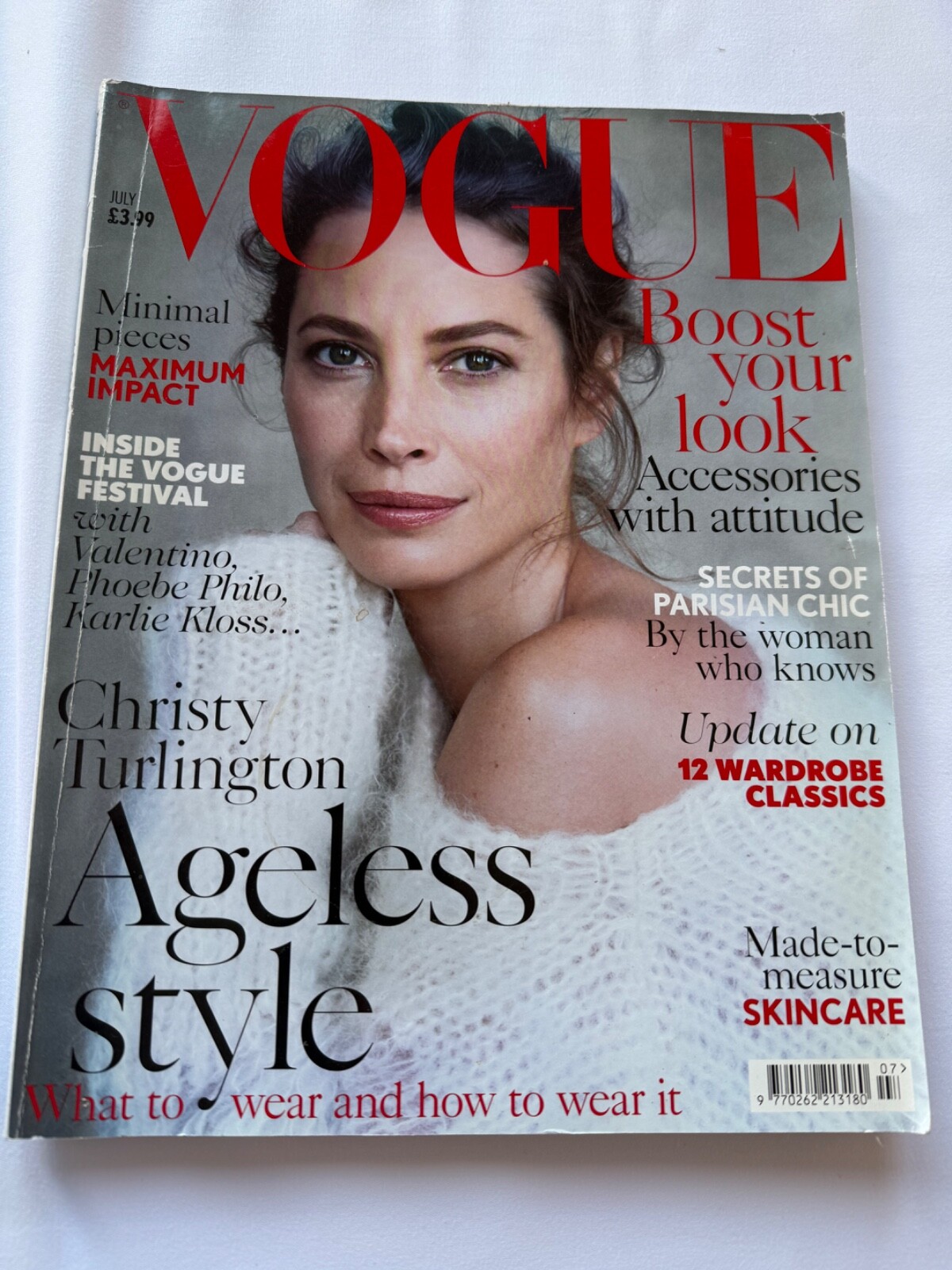 VOGUE UK Magazine – July 2014 – Christy Turlington Cover – EXCELLENT CONDITION