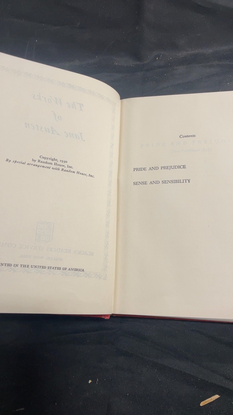 The Works of Jane Austen Jane Austen Hardcover 1950