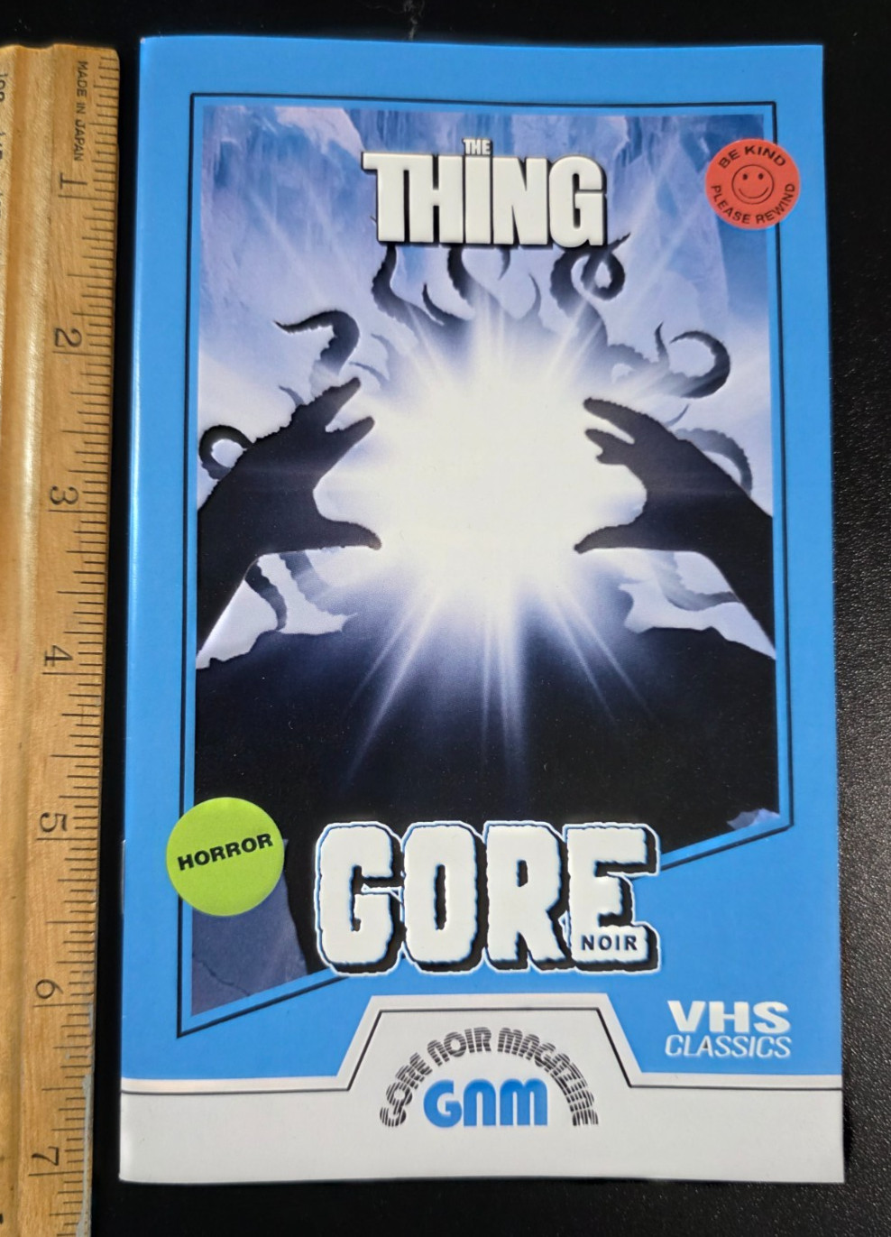 GORE NOIR VHS CLASSICS THE THING MINI MAGAZINE EDITON ALLEYCAT GRAPHICS MERCH