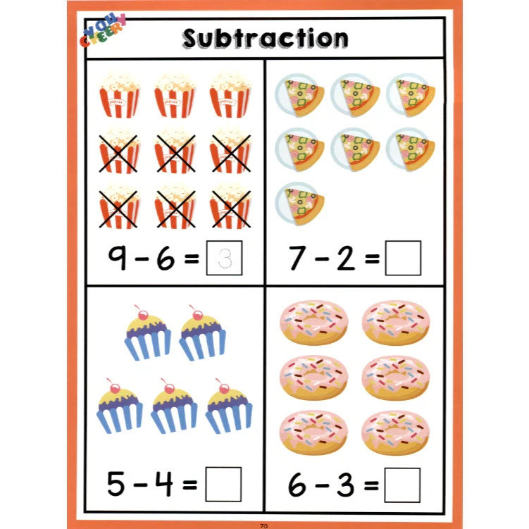 Addition & Subtraction Worksheet for Kids (142 Pages) Numbers within 10