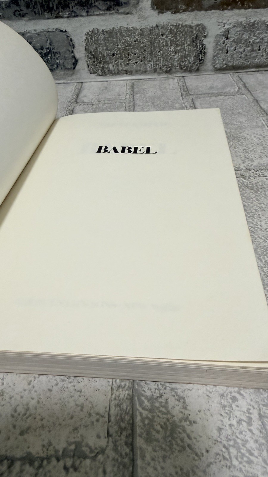 Patti Smith Babel First Edition 1978 G. P. Putnam’s Sons