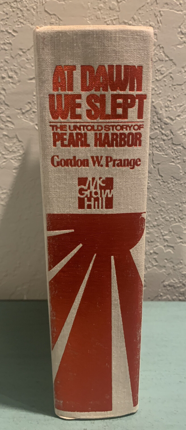 RARE 1ST EDIT. AT DAWN WE SLEPT Gordon W Prange/Military/WWII 1939-45 Hardcover