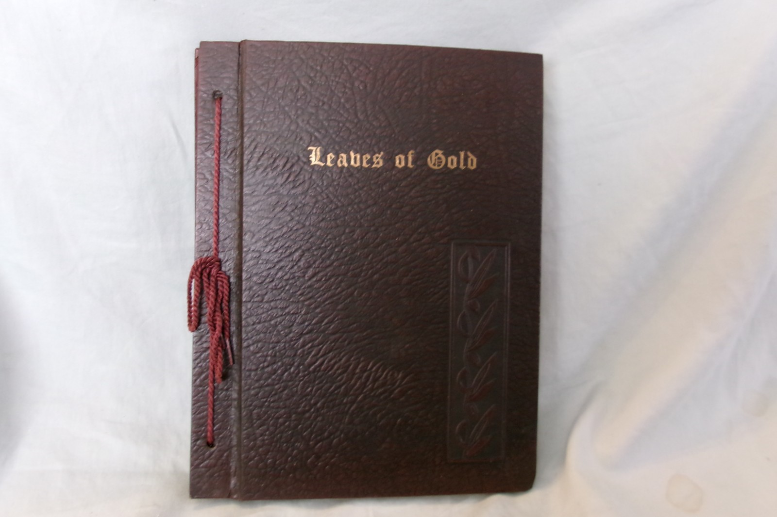 1948 Book Leaves of Gold Revised Edition by Clyde Francis Lytle Prayers-USA