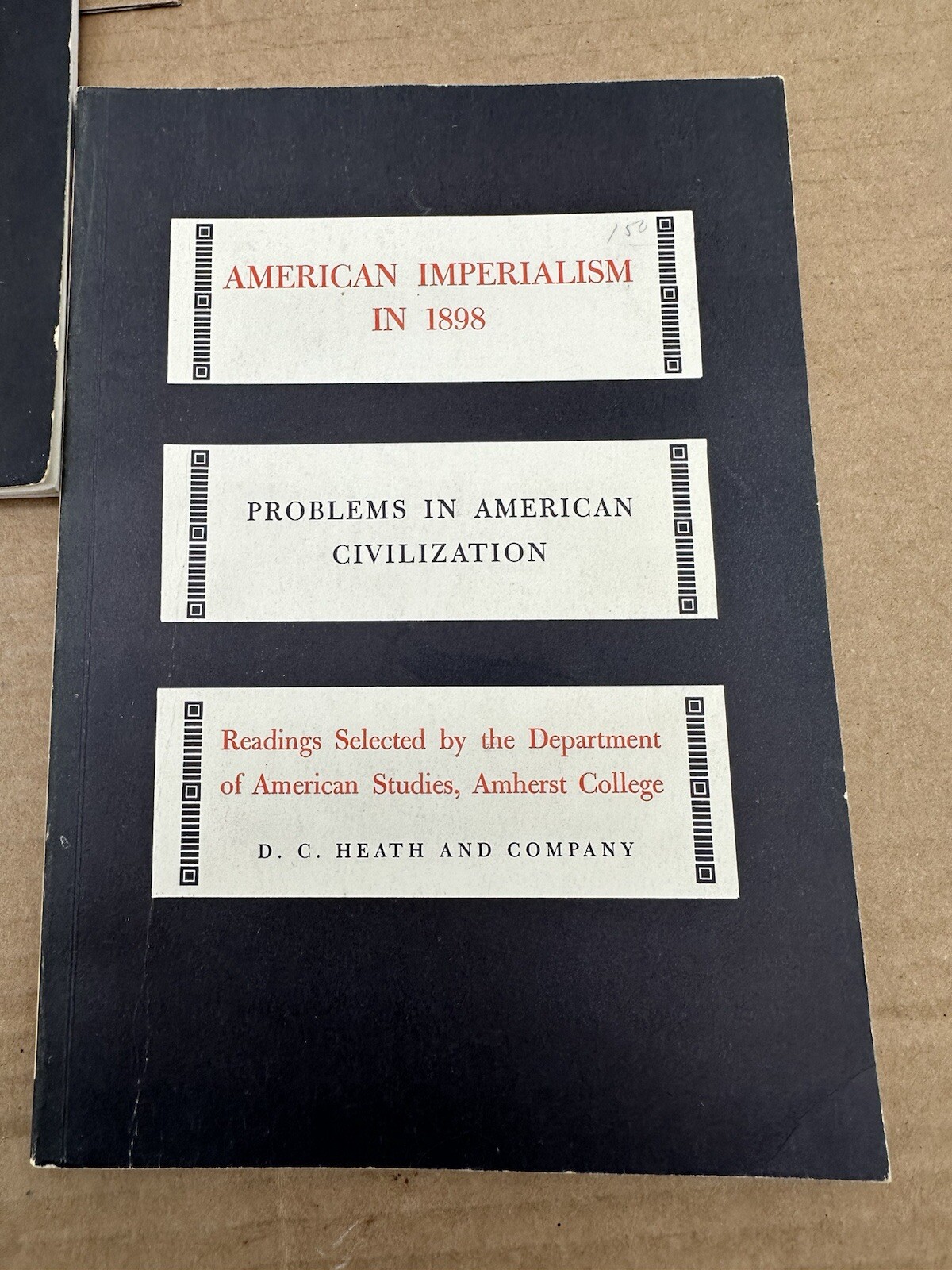 5) Problems in American Civilization DC Heath and Co. Book Lot Pearl Harbor Etc