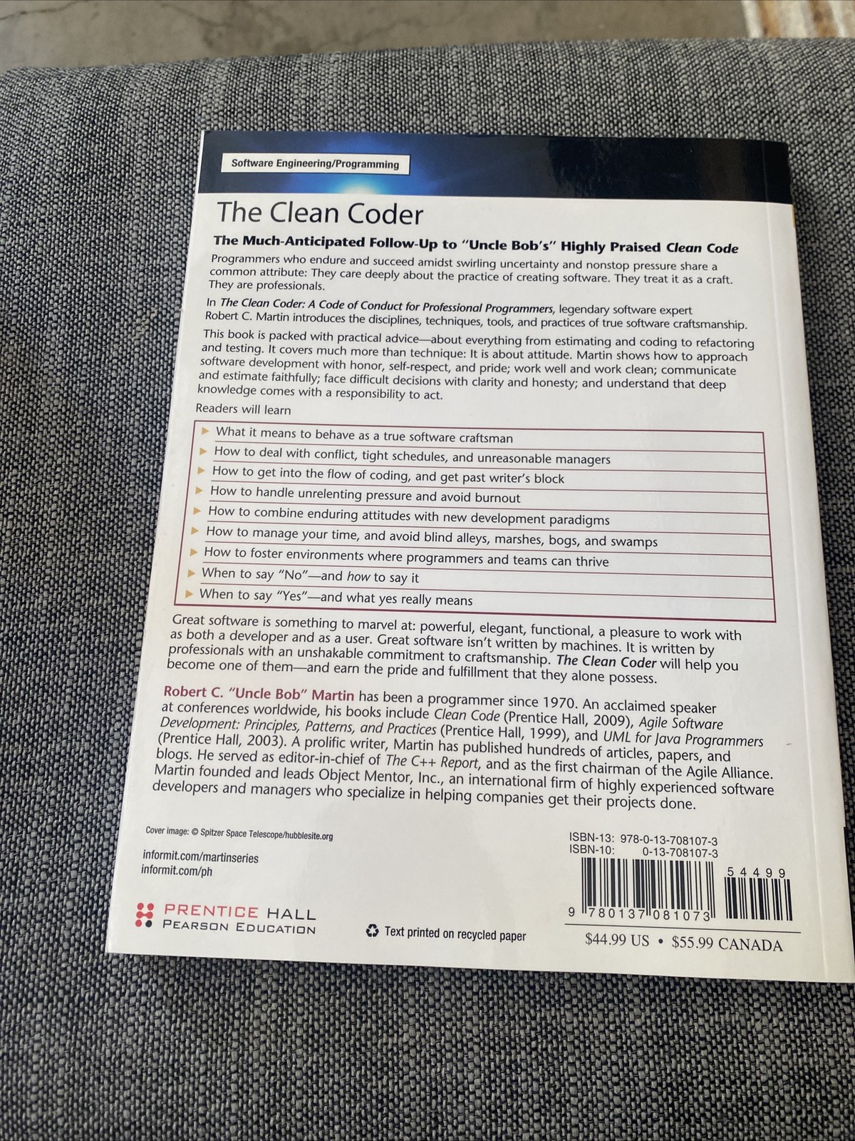 Robert C. Martin Ser.: Clean Coder : A Code of Conduct for Professional…