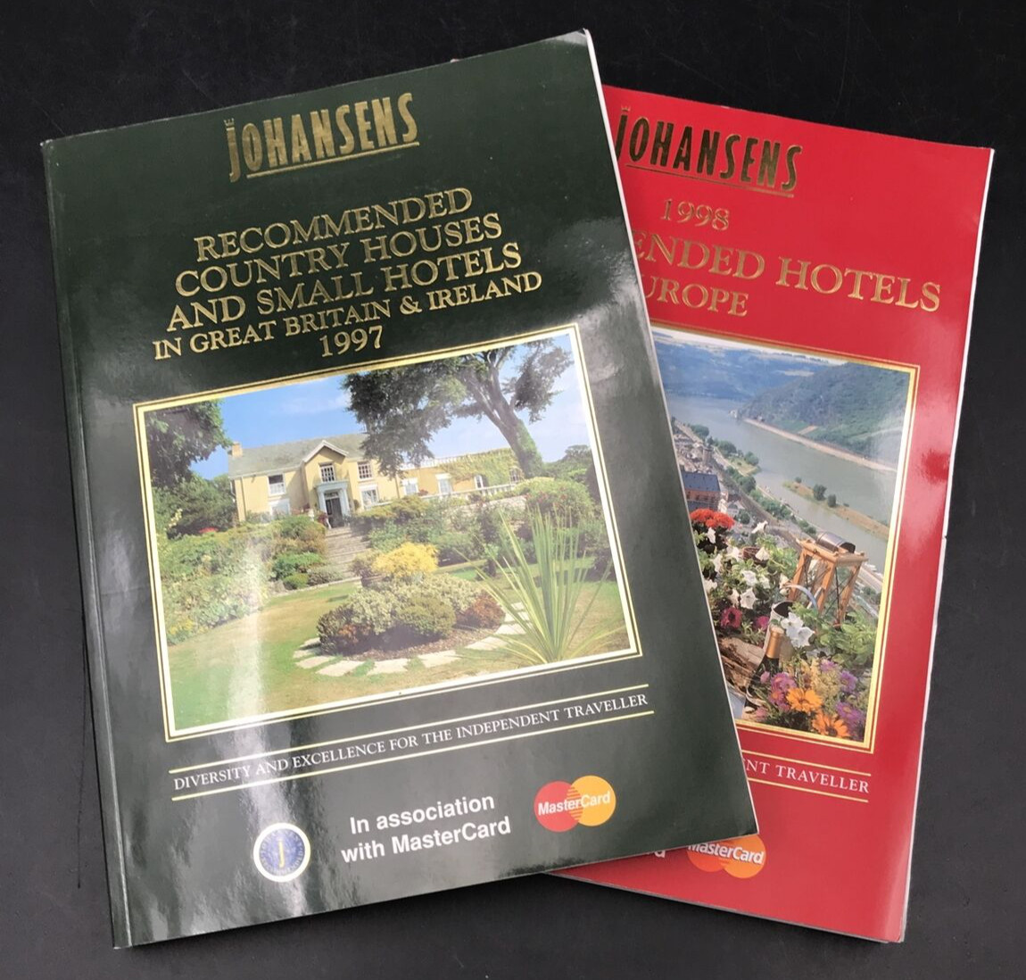 1997-98 Johansens Recommended Hotels Travel Books Europe & Great Britain Ireland