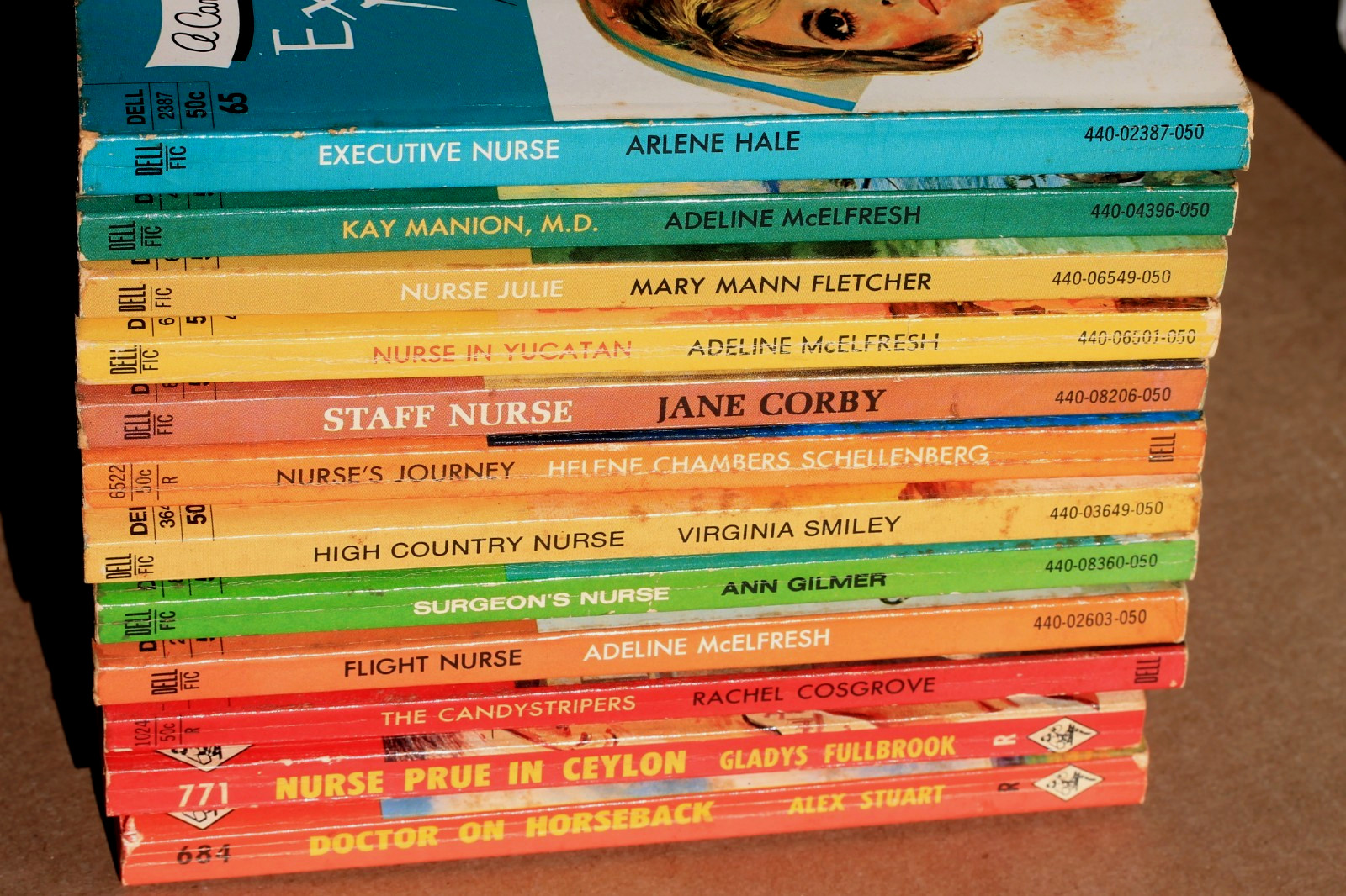 Lot of 12 Nurse Doctor Novels paperback books, A Candlelight Harlequin Romance