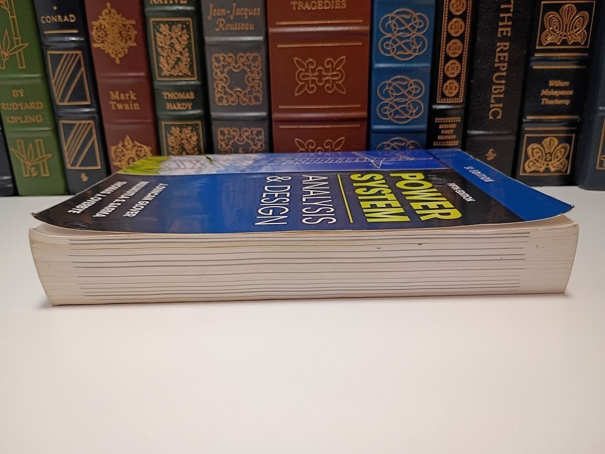 Power System Analysis and Design 5th Edition SI Edition Glover Sarma Overbye PB
