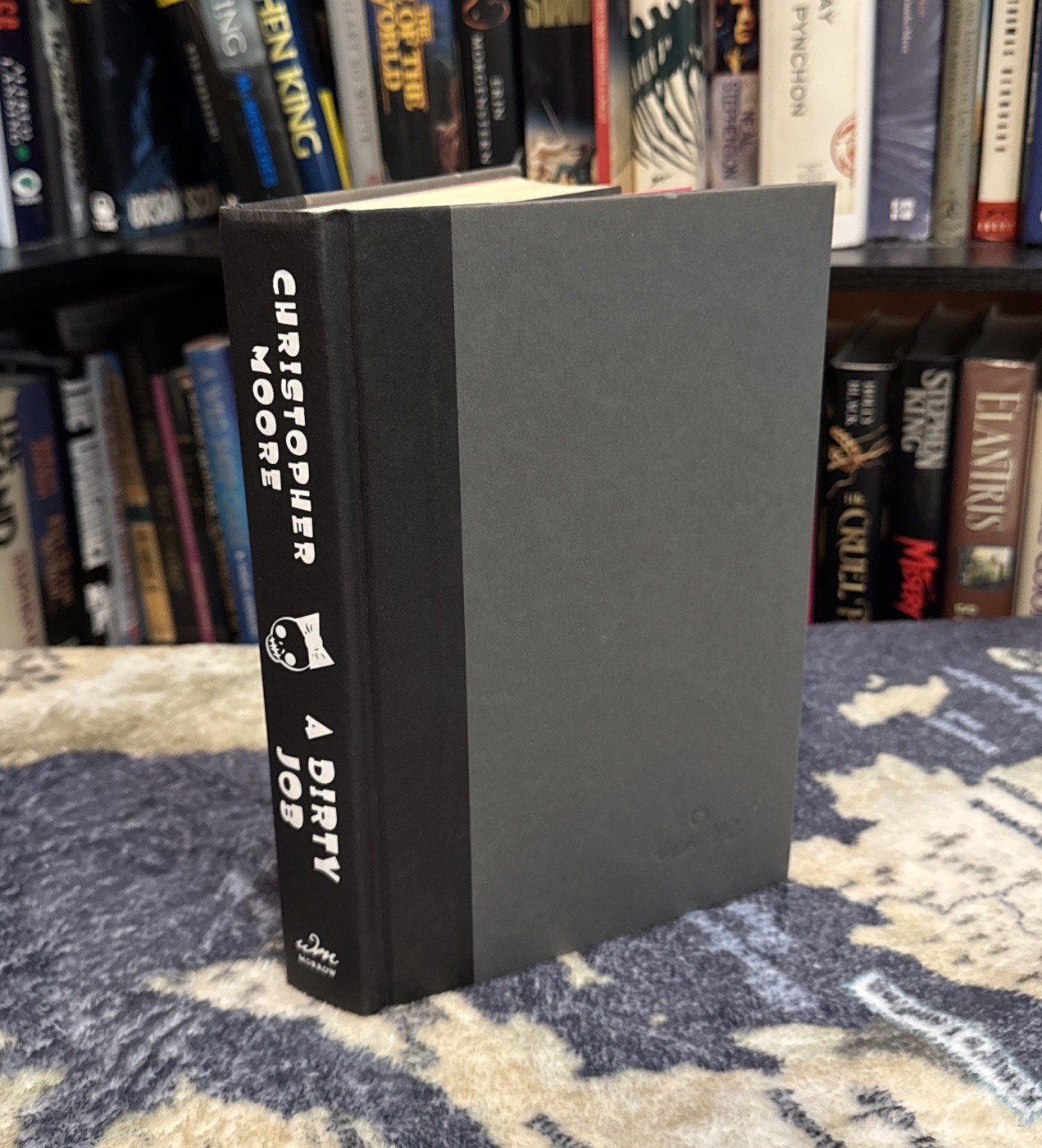 SIGNED – A Dirty Job – Christopher Moore (2006, Hardcover) Sixth Print, G