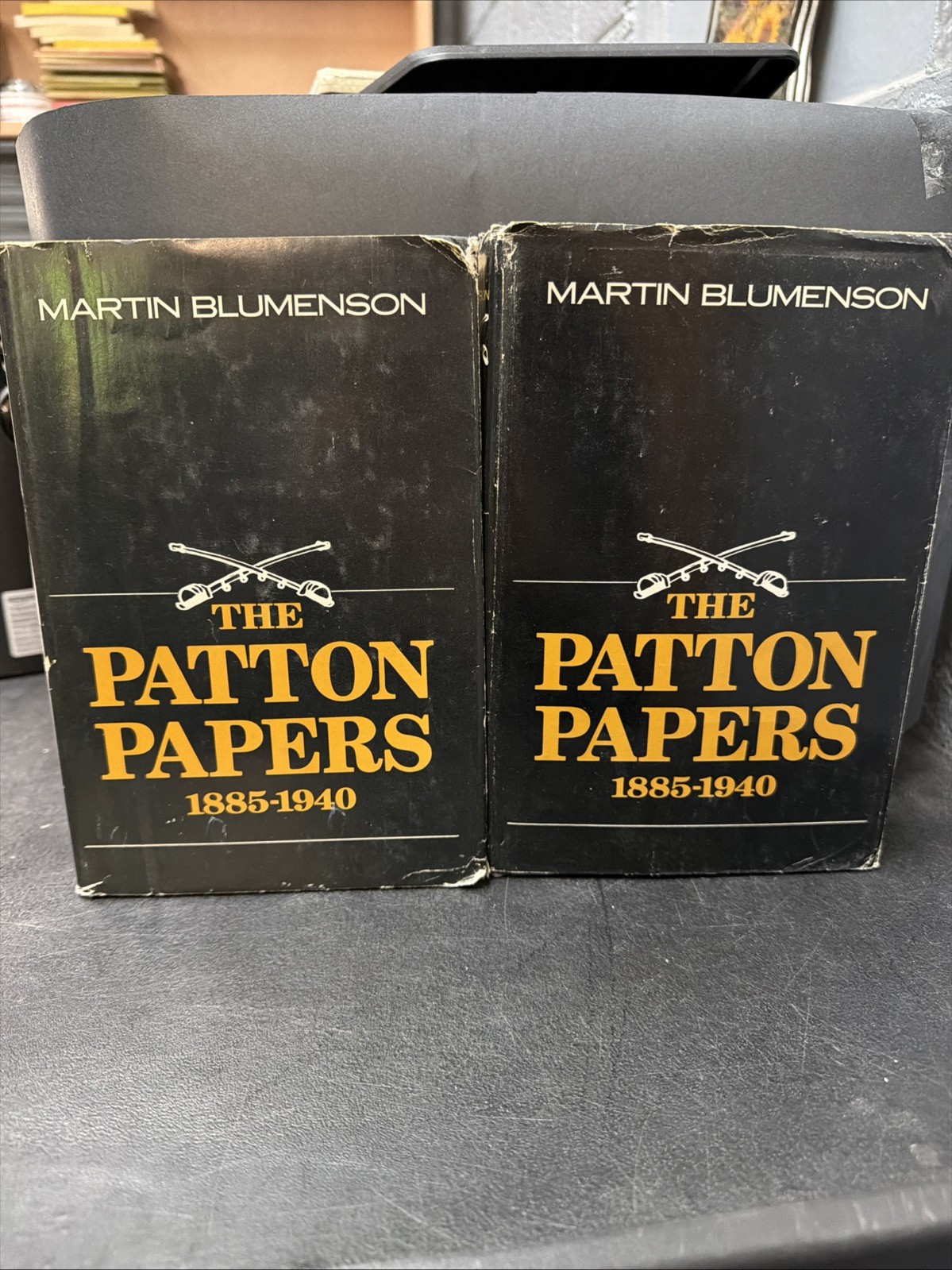 The Patton Papers 1885-1940 Hardcover Volume 1-2 Martin Blumenson 1972